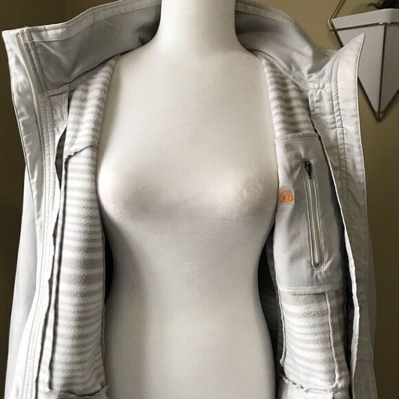 Light Grey Mid Length Jacket - Picture 5 of 8